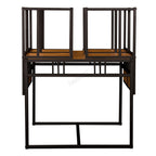 WestWood Dining Table and 4 Chairs Set WW-DS15 Walnut