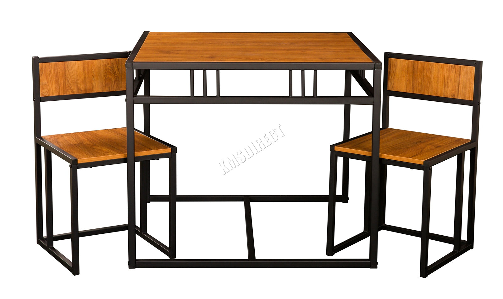 WestWood Dining Table and 4 Chairs Set WW-DS15 Walnut