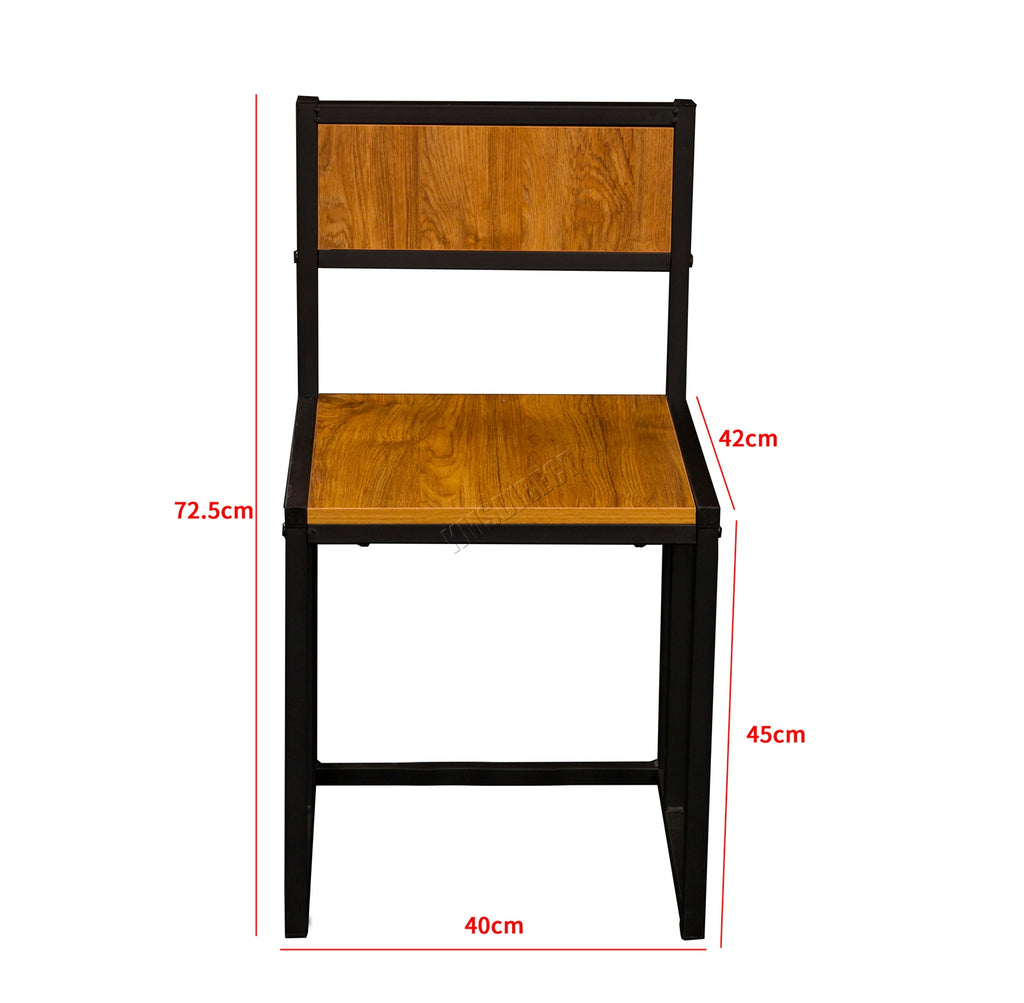WestWood Dining Table and 4 Chairs Set WW-DS15 Walnut