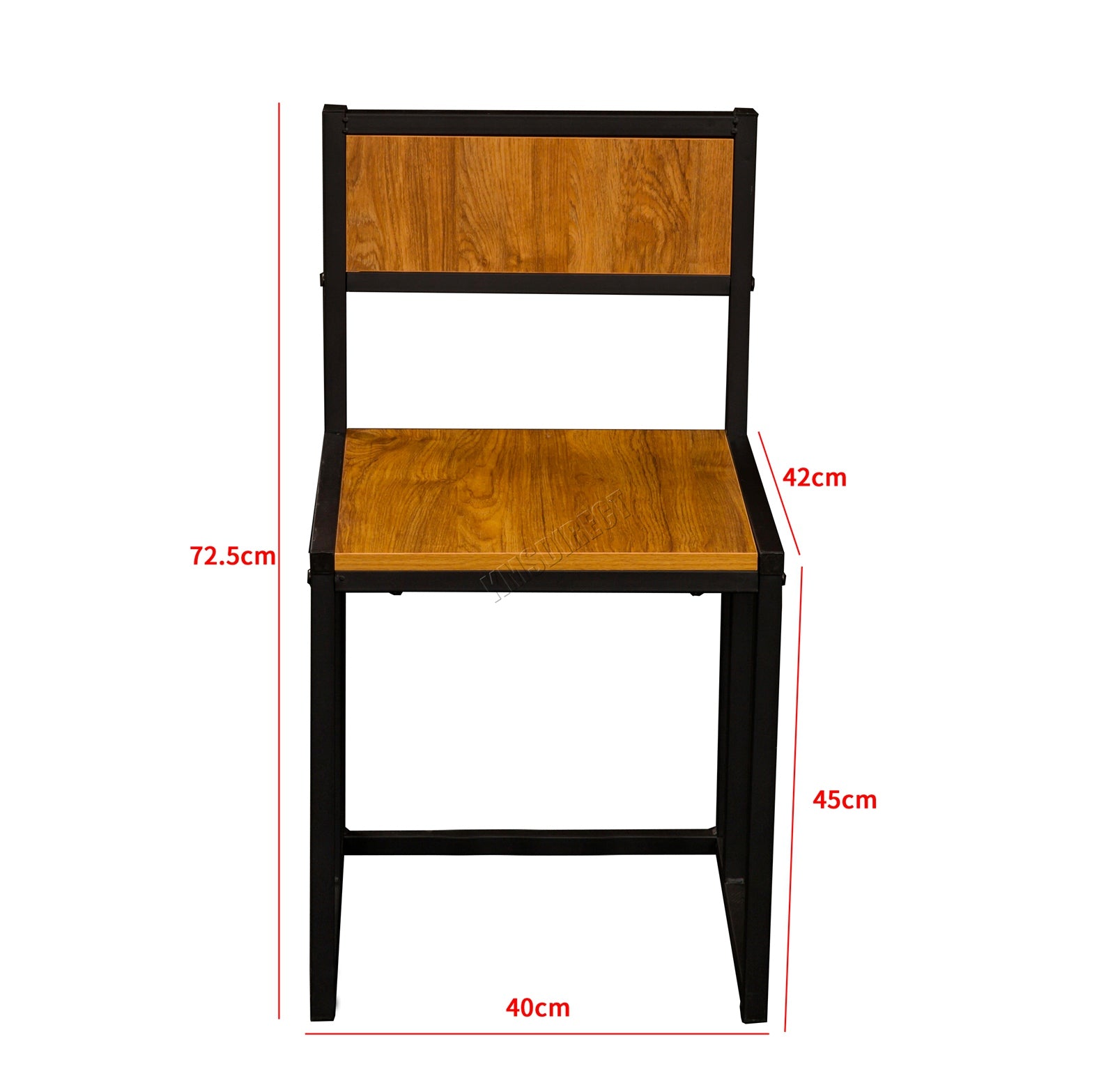WestWood Dining Table and 4 Chairs Set WW-DS15 Walnut