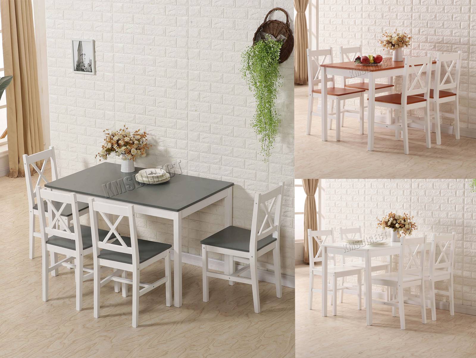 WestWood Dining Table and 4 Chairs Set DS03