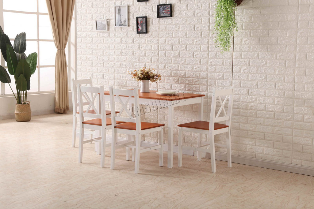 WestWood Dining Table and 4 Chairs Set DS03
