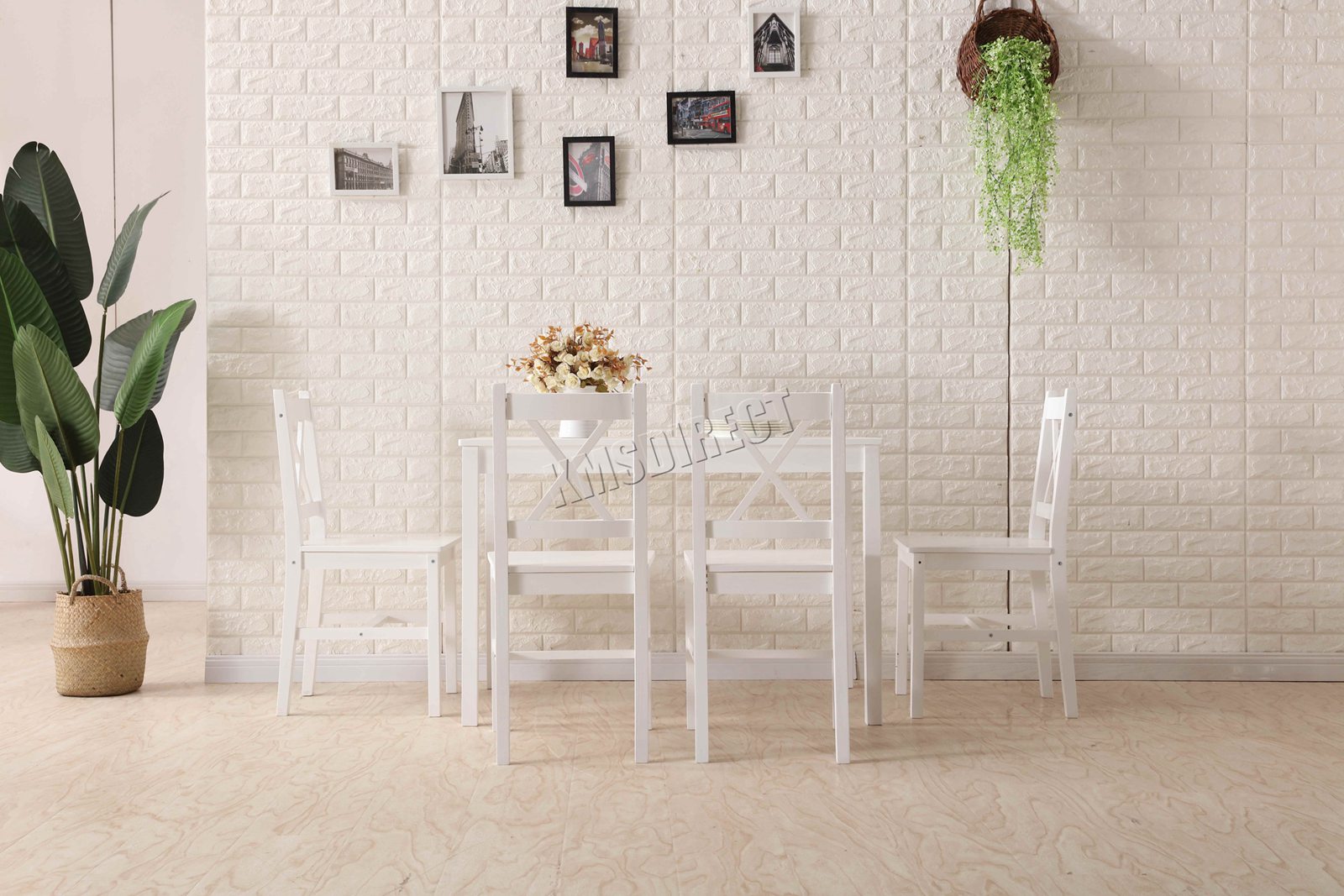 WestWood Dining Table and 4 Chairs Set DS03