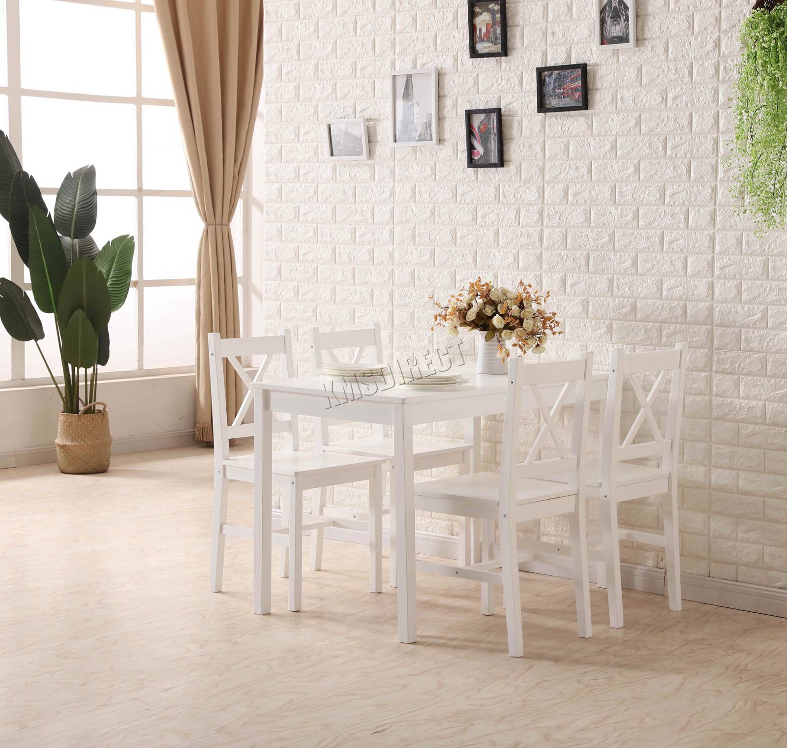 WestWood Dining Table and 4 Chairs Set DS03
