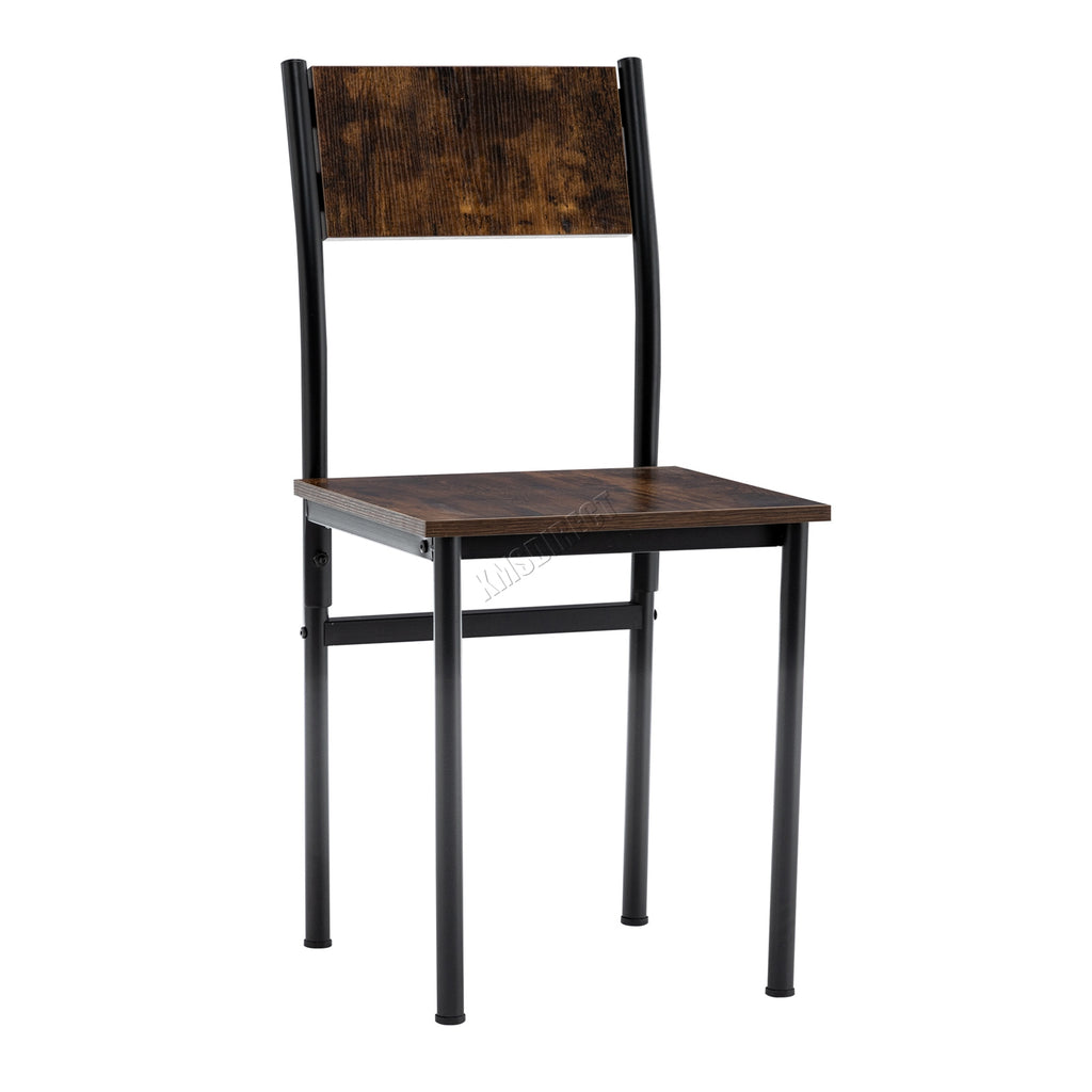 WestWood Compact Dining Table and 2 Chairs 1 Bench Set 4PCS