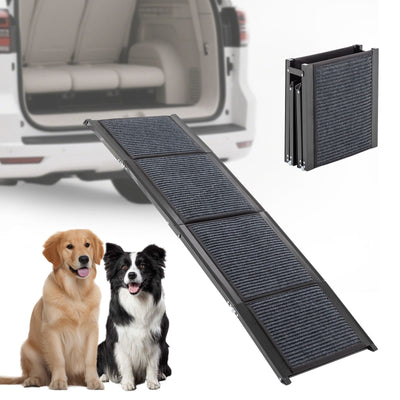 PawHaven Folding Dog Ramp Non-Slip Pet Ramp for Car Bed Sofa SUV