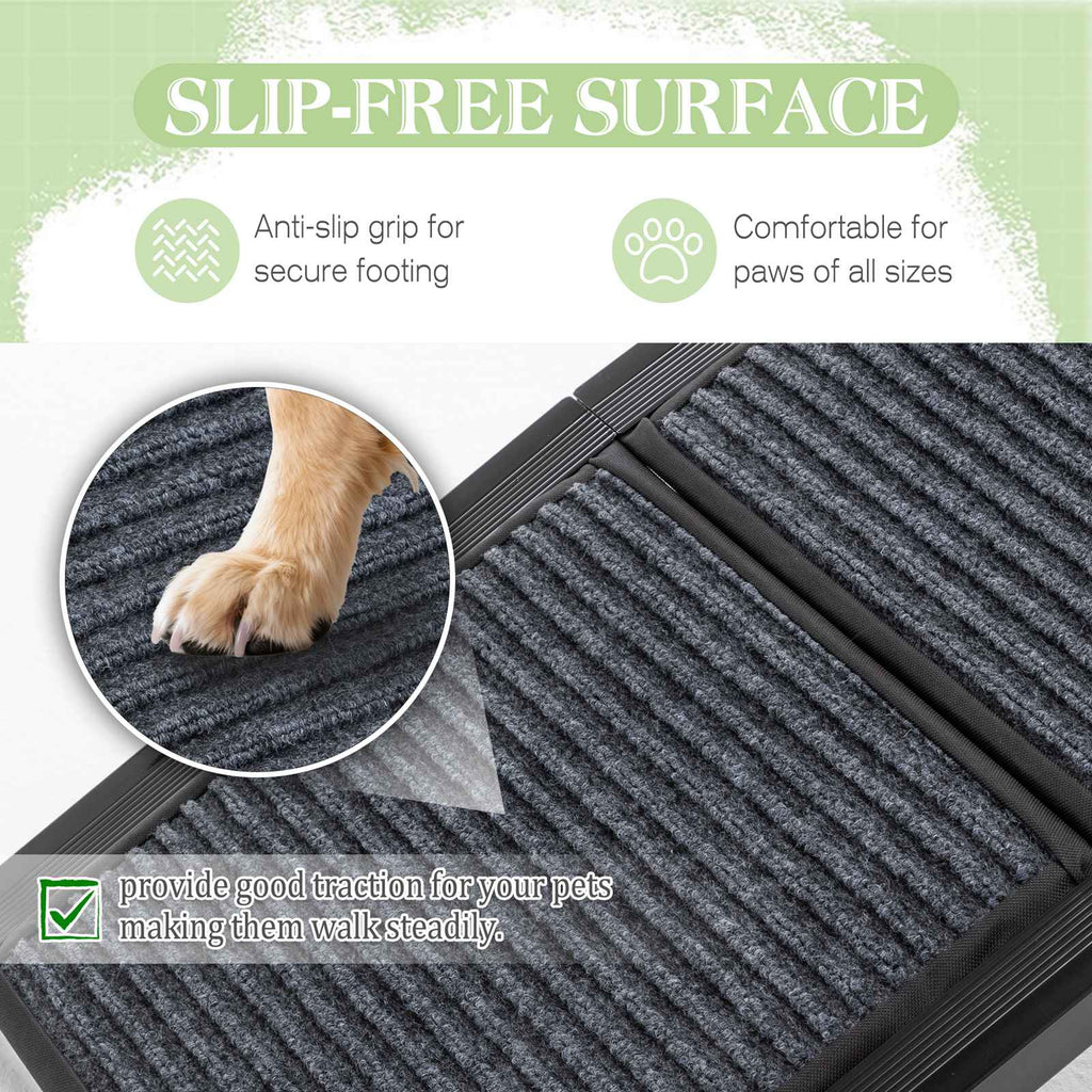 PawHaven Folding Dog Ramp Non-Slip Pet Ramp for Car Bed Sofa SUV