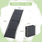 PawHaven Folding Dog Ramp Non-Slip Pet Ramp for Car Bed Sofa SUV