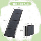 PawHaven Folding Dog Ramp Non-Slip Pet Ramp for Car Bed Sofa SUV