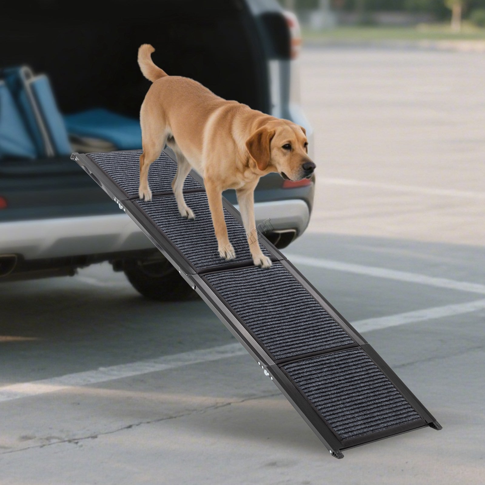 PawHaven Folding Dog Ramp Non-Slip Pet Ramp for Car Bed Sofa SUV