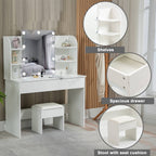 Westwood Dressing Table -With Ten LED Lights