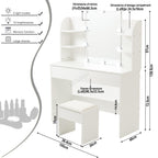 Westwood Dressing Table -With Ten LED Lights