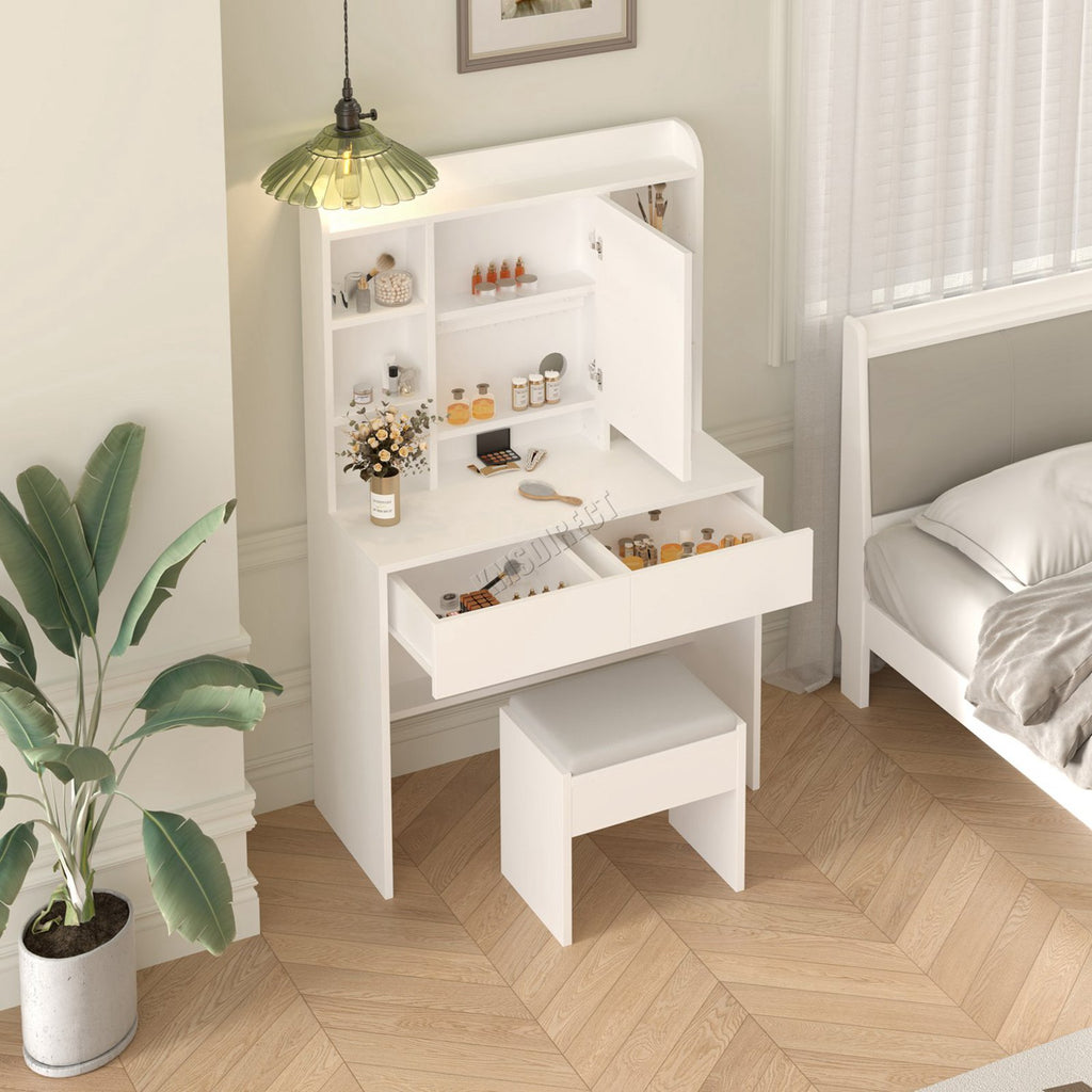 WestWood All Purpose White Dressing Table
