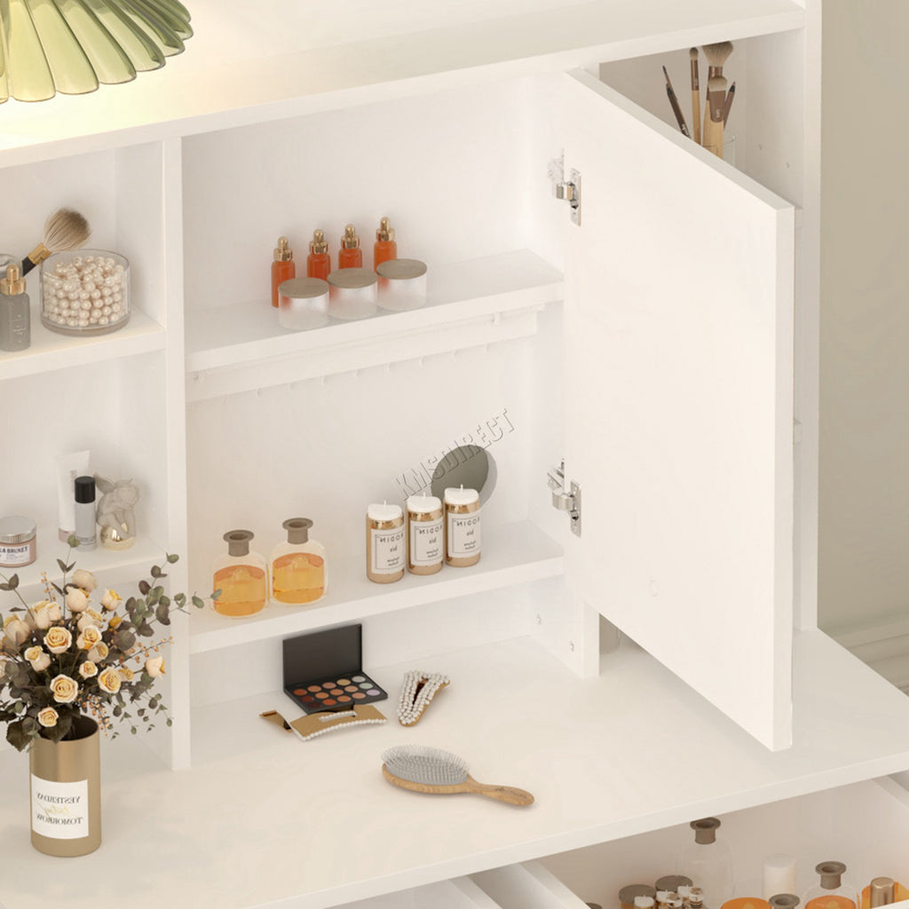 WestWood All Purpose White Dressing Table