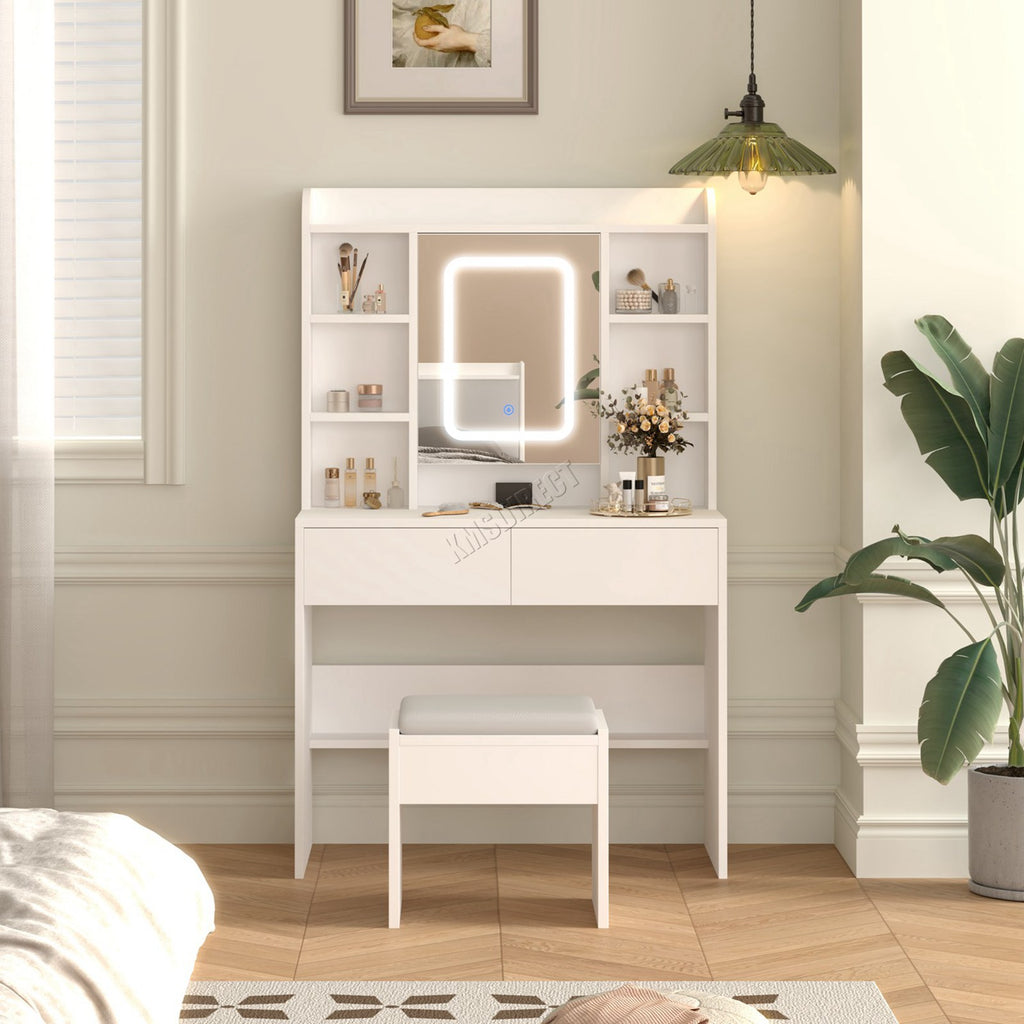 WestWood All Purpose White Dressing Table