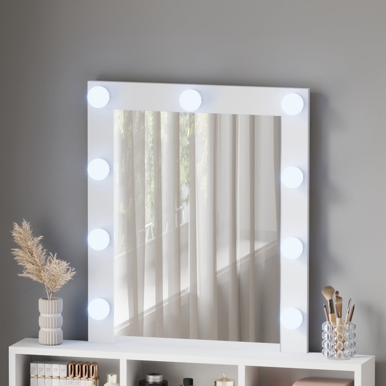 WestWood Minimalist White Dressing Table