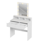 WestWood Minimalist White Dressing Table