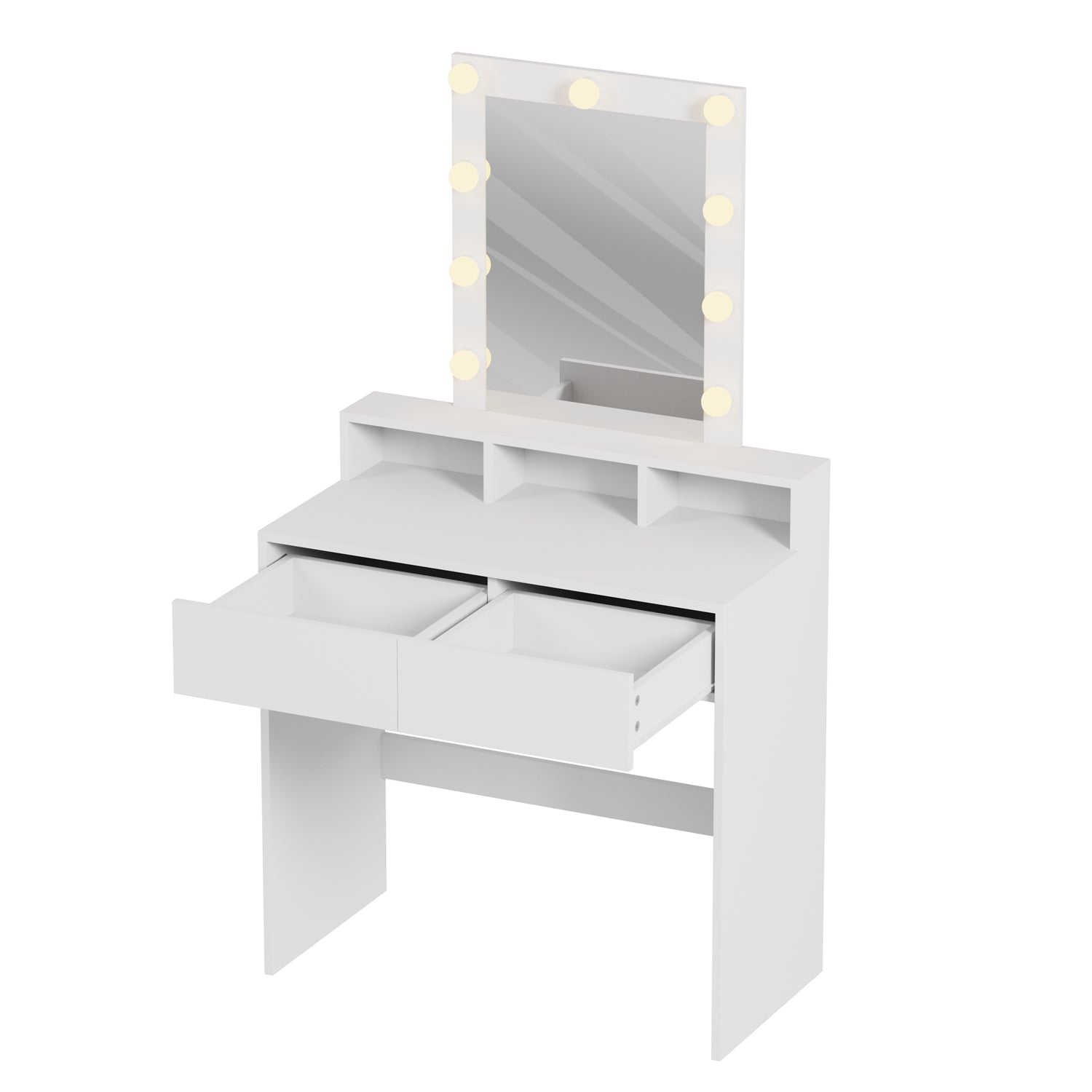 WestWood Minimalist White Dressing Table