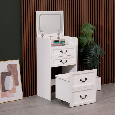 WestWood Small Dressing Table with Drawers