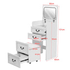WestWood Small Dressing Table with Drawers