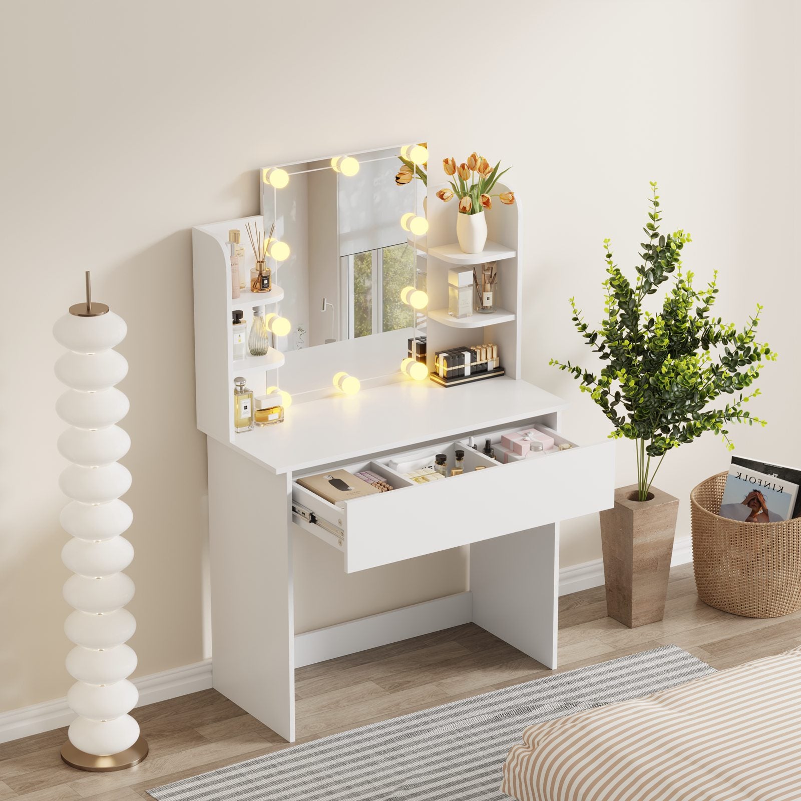 WestWood Dressing Table DT25 White
