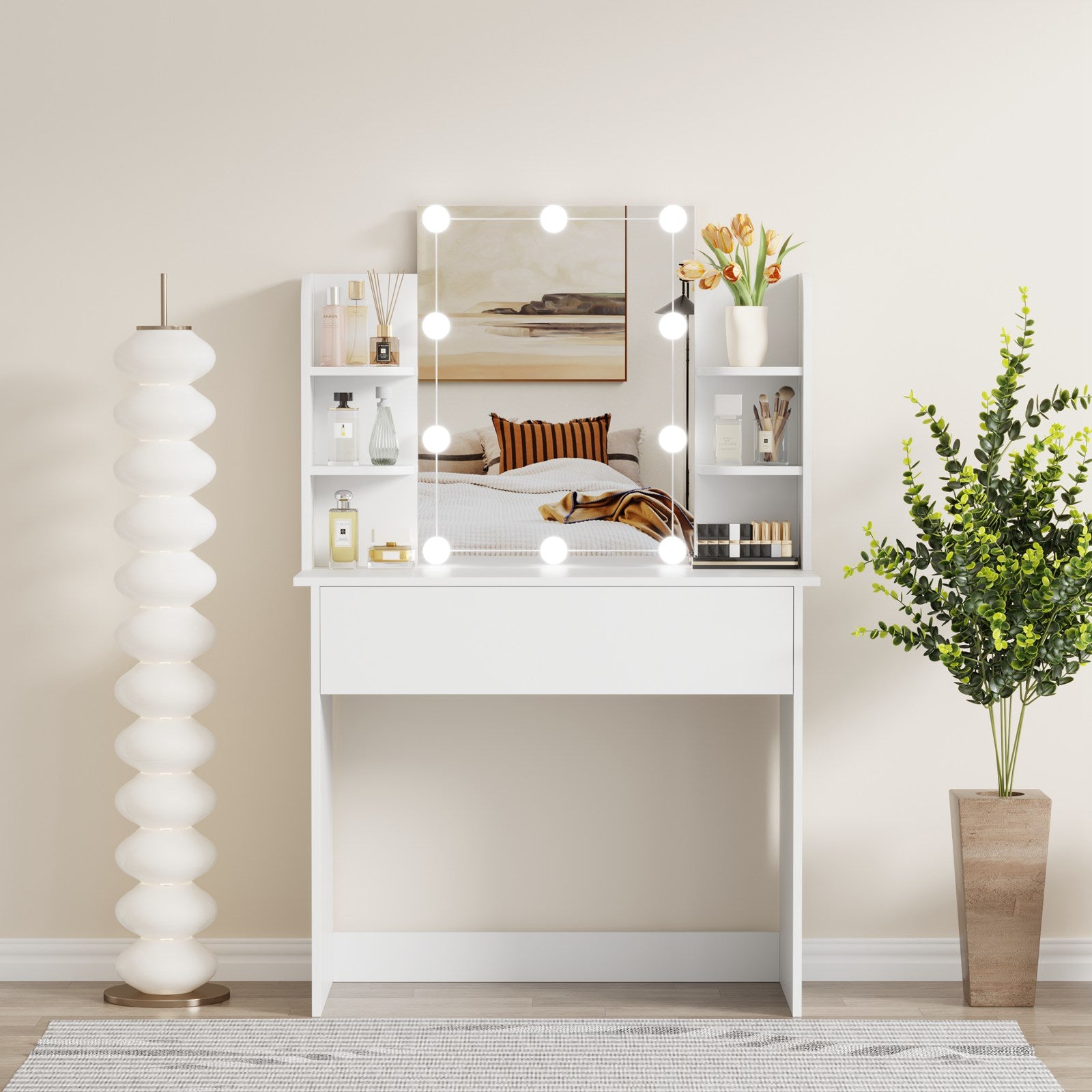 WestWood Dressing Table DT25 White
