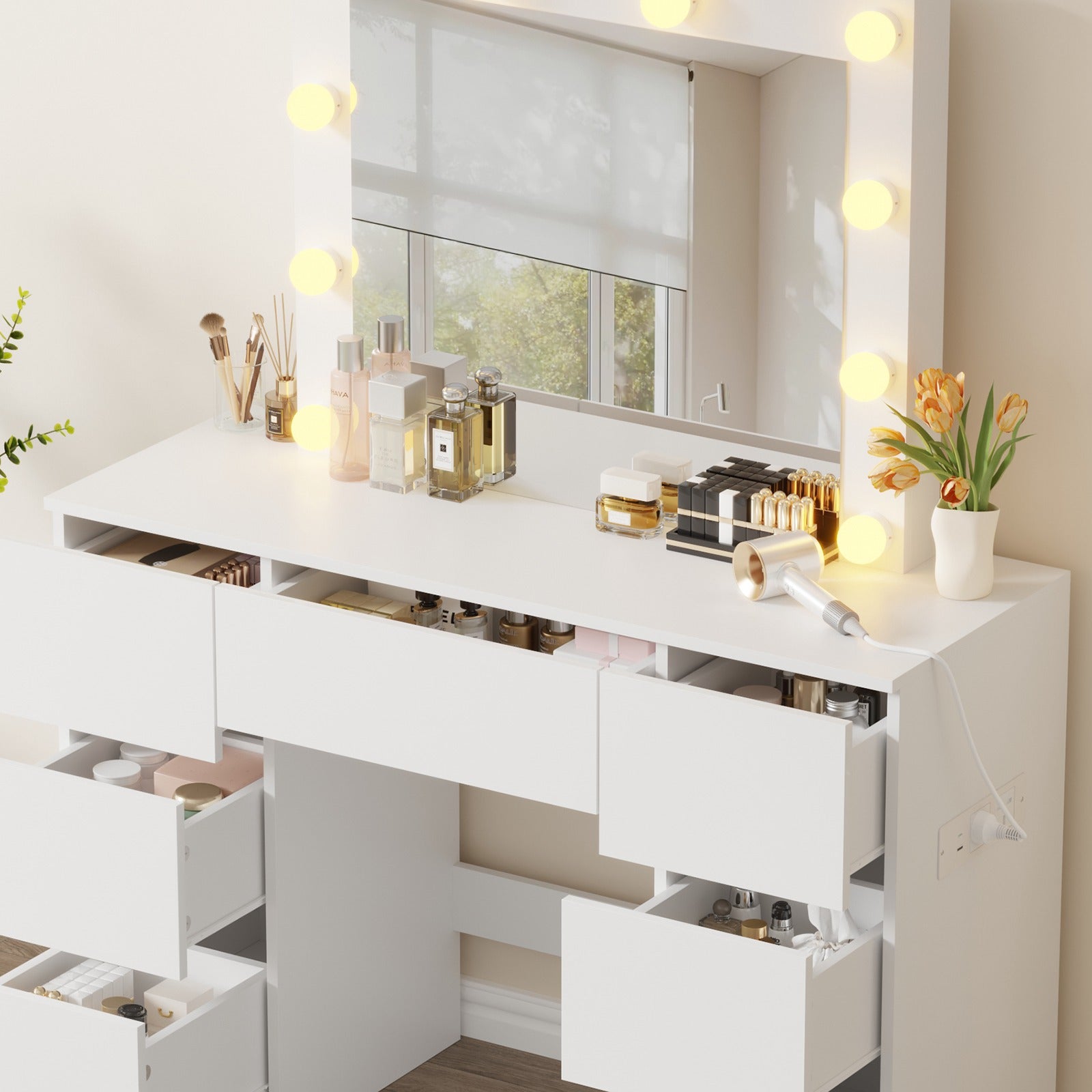 WestWood Dressing Table DT26 White