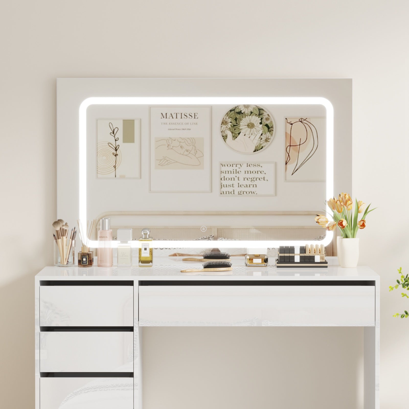 WestWood Dressing Table DT27 White