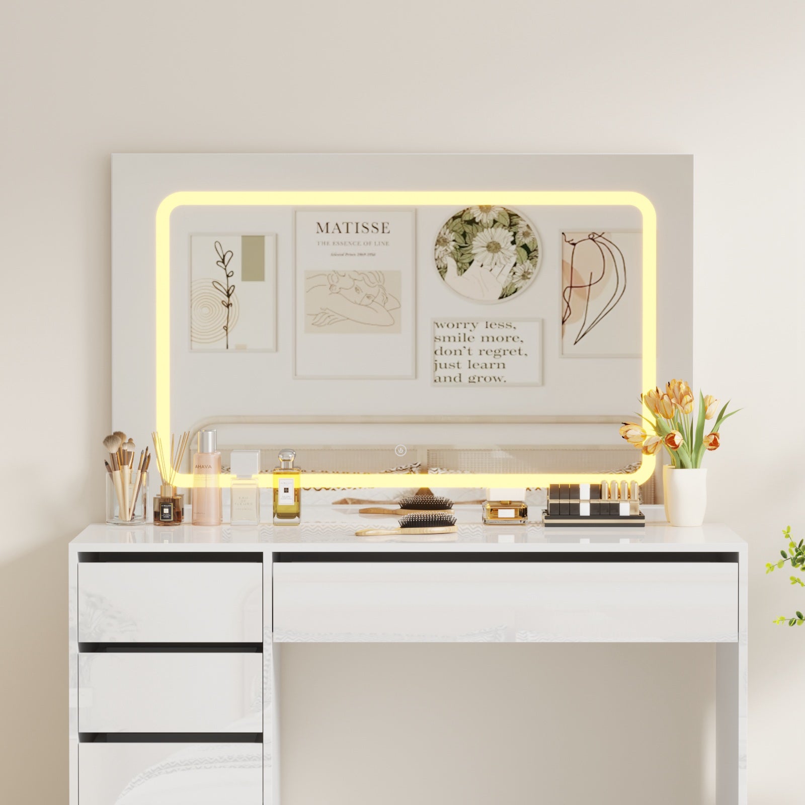 WestWood Dressing Table DT27 White