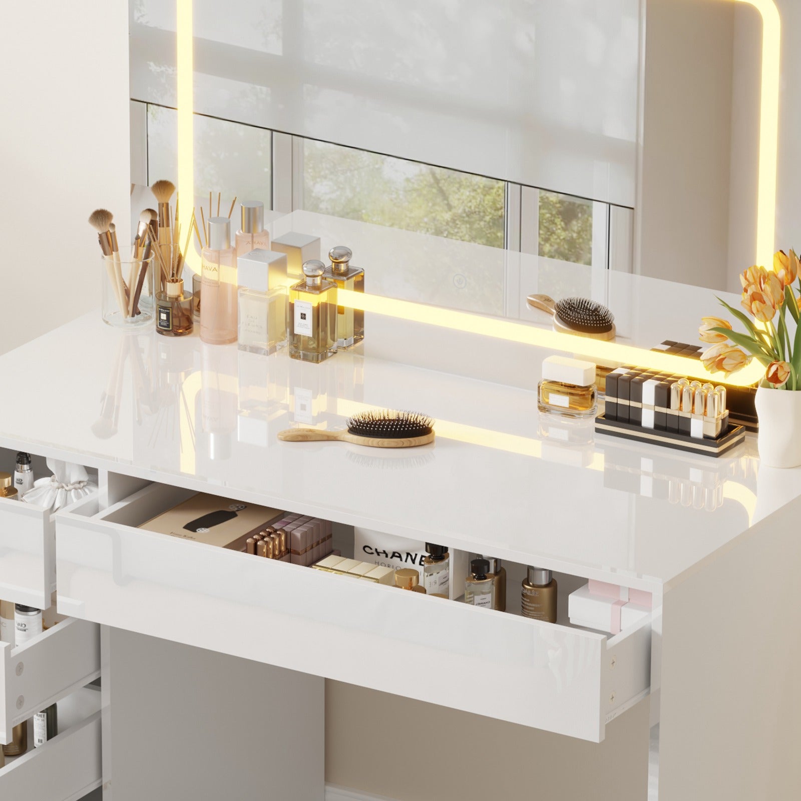 WestWood Dressing Table DT27 White