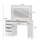 WestWood Dressing Table DT27 White