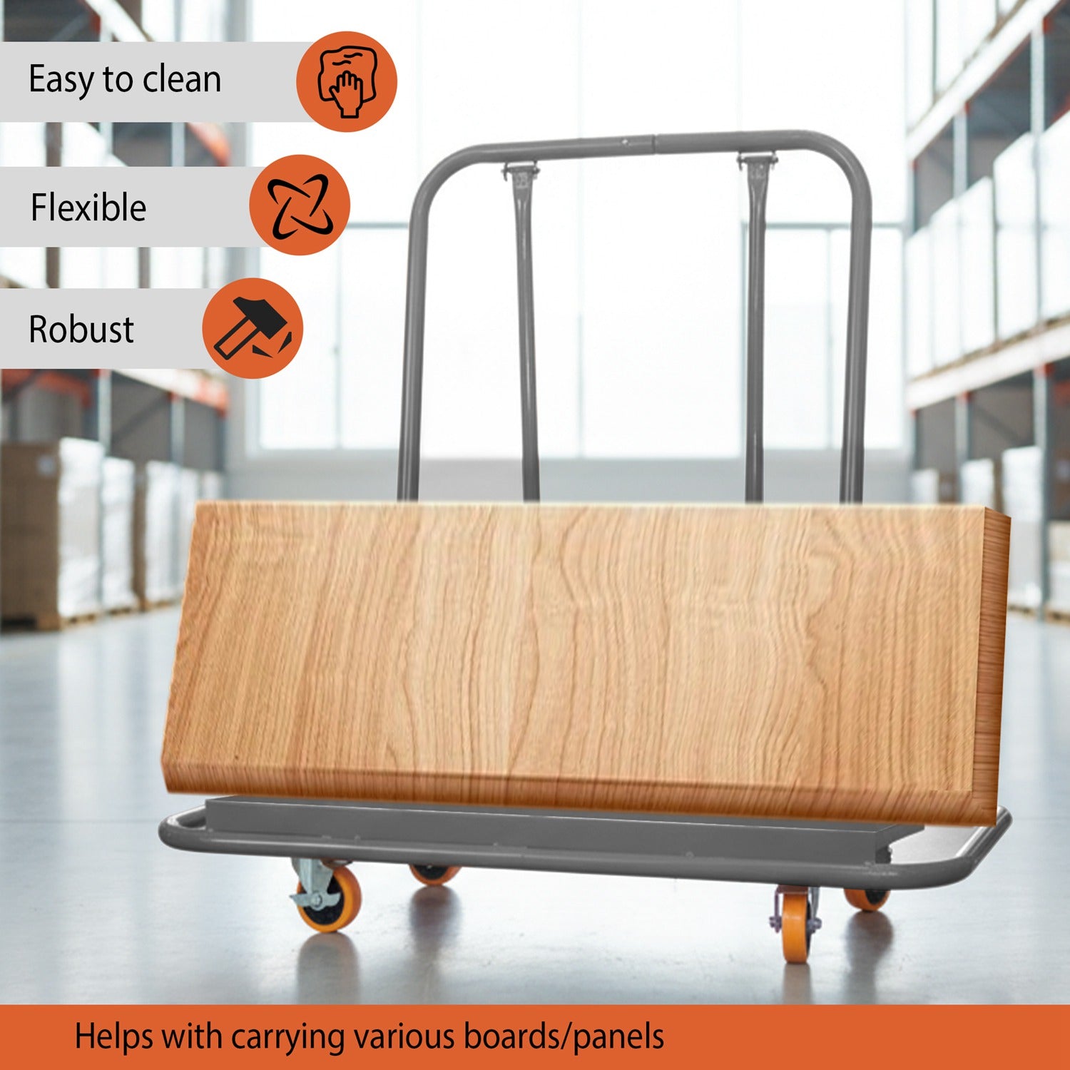 SwitZer Drywall & Plasterboard Trolley 2200lbs