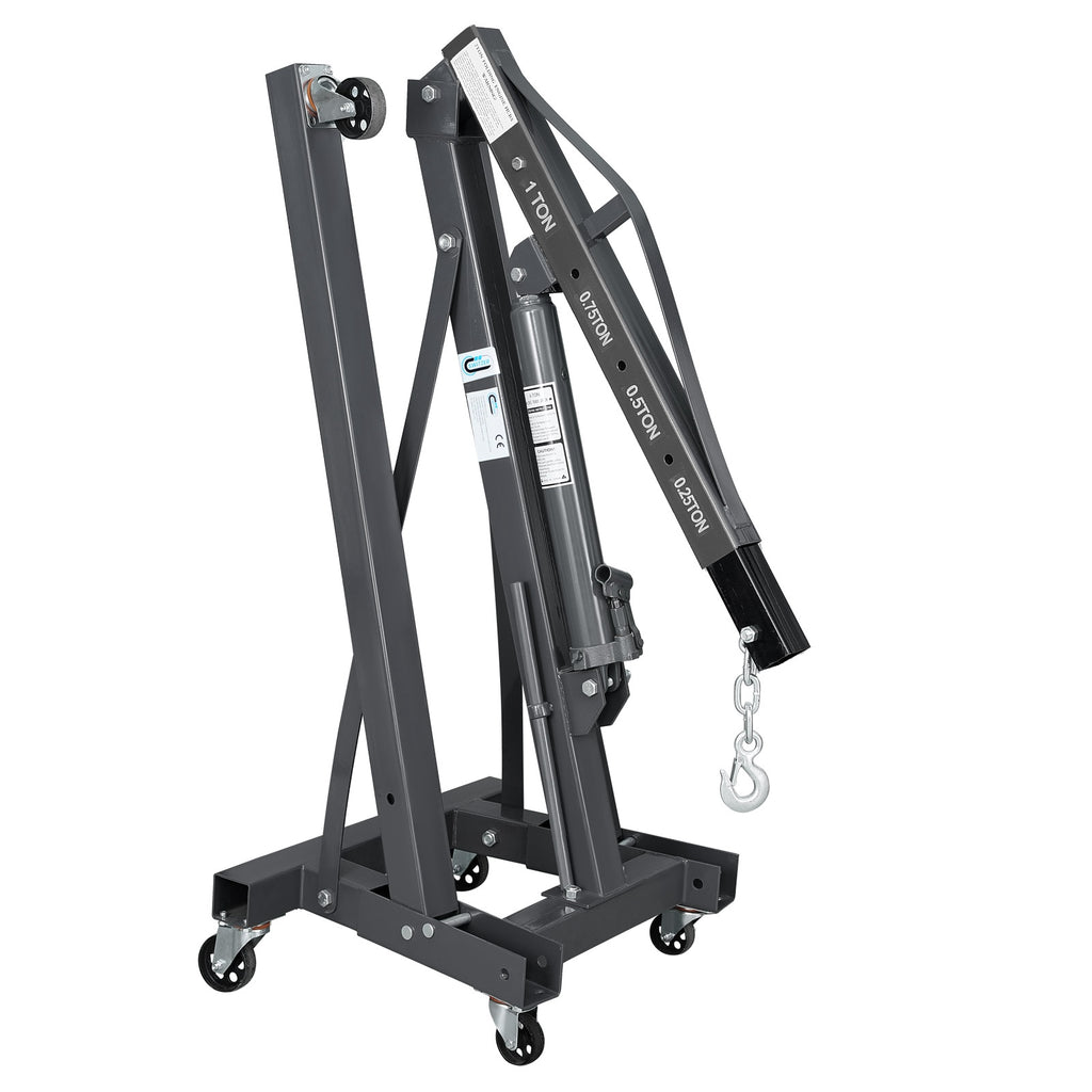 SwitZer 1 Ton Foldable Hydraulic Engine Crane Hoist