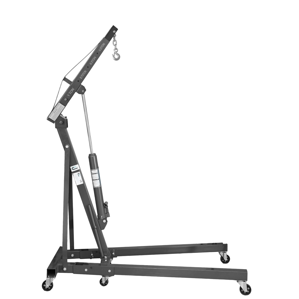SwitZer 1 Ton Foldable Hydraulic Engine Crane Hoist