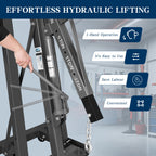 SwitZer 2 Ton Foldable Hydraulic Engine Crane Hoist