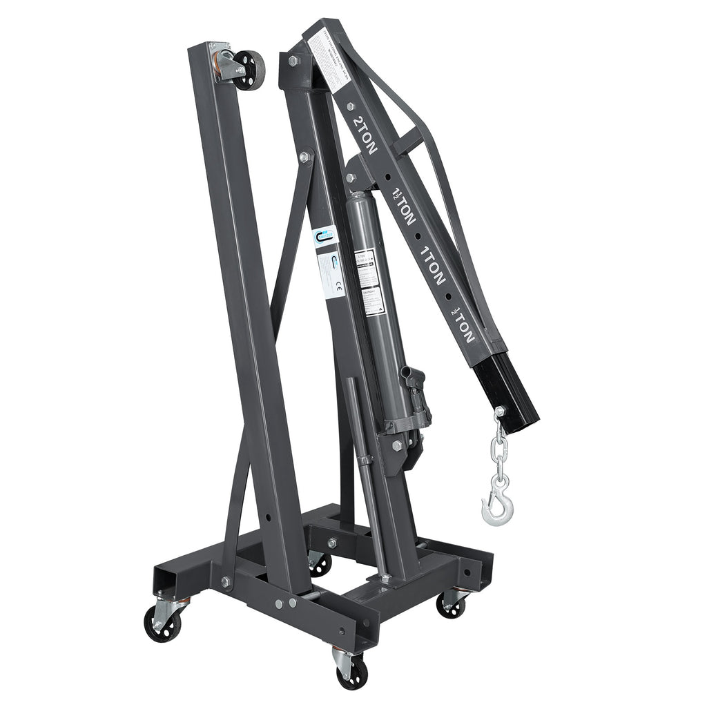 SwitZer 2 Ton Foldable Hydraulic Engine Crane Hoist