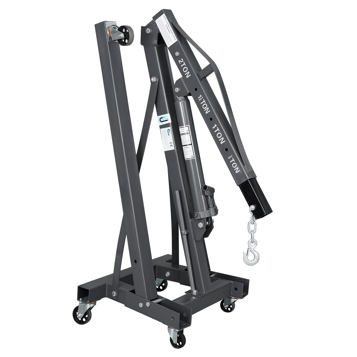 SwitZer 2 Ton Foldable Hydraulic Engine Crane Hoist