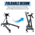 SwitZer 2000lbs Engine Stand Grey