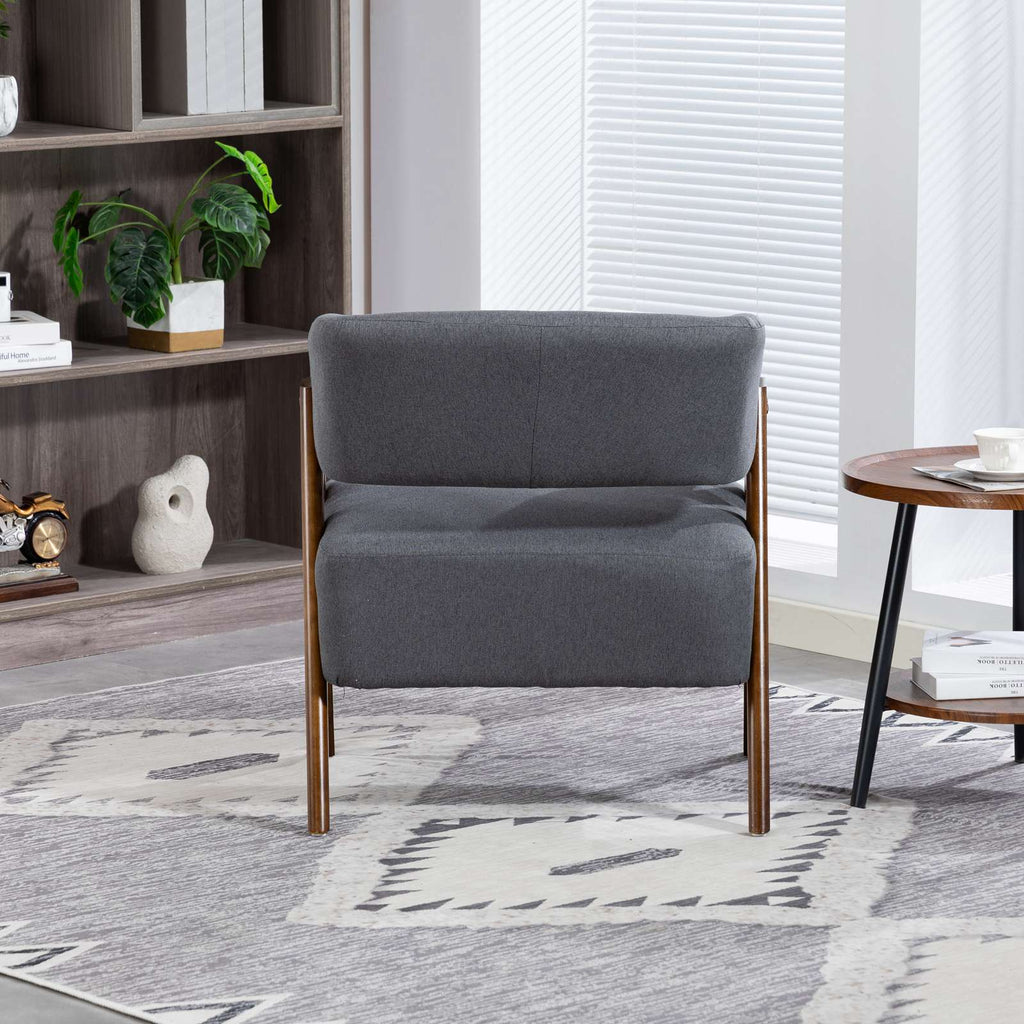 WestWood Fabric Tub Chair Armchair for Small Spaces Padded Seat