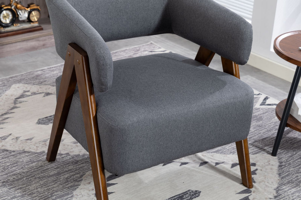 WestWood Fabric Tub Chair Armchair for Small Spaces Padded Seat