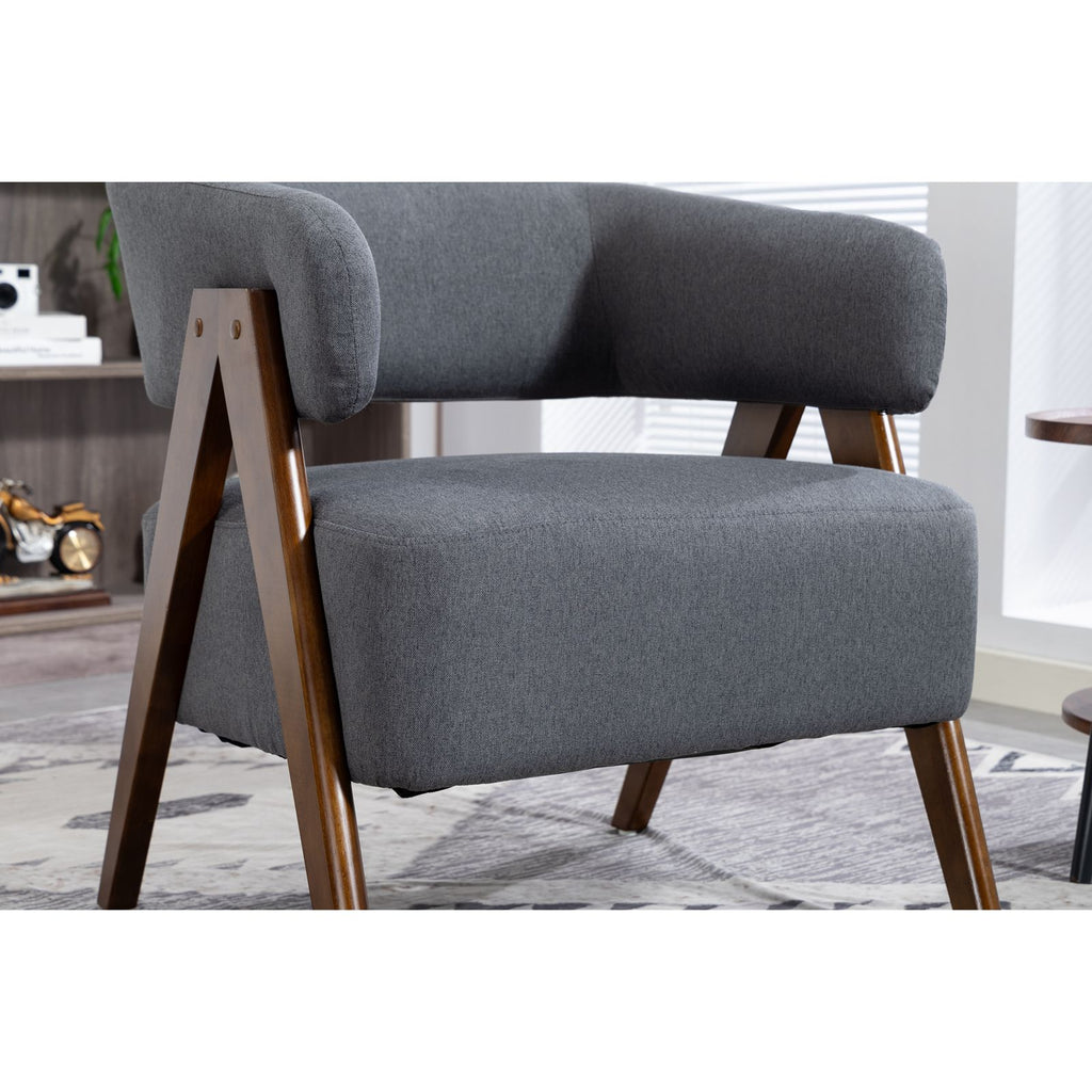 WestWood Fabric Tub Chair Armchair for Small Spaces Padded Seat