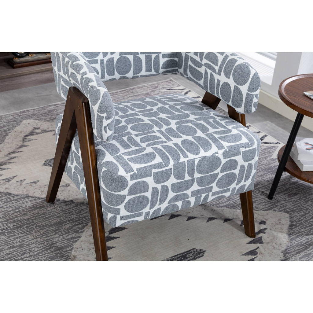 WestWood Fabric Tub Chair Armchair for Small Spaces Padded Seat