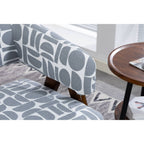 WestWood Fabric Tub Chair Armchair for Small Spaces Padded Seat