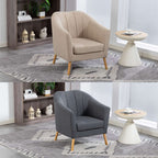 WestWood Modern Tub Chair, Upholstered Arm Chair Comfy Single Sofa