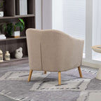 WestWood Modern Tub Chair, Upholstered Arm Chair Comfy Single Sofa