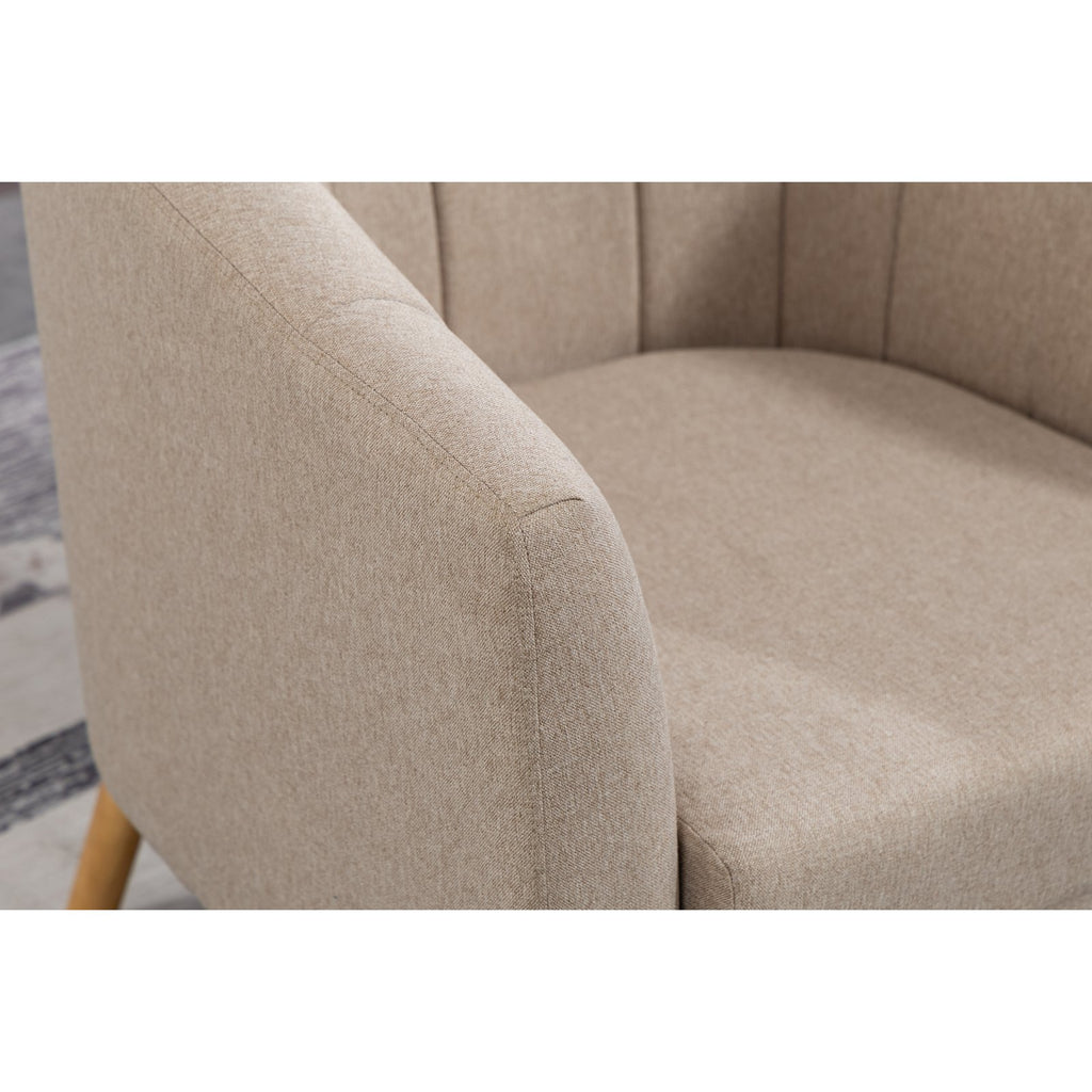 WestWood Modern Tub Chair, Upholstered Arm Chair Comfy Single Sofa