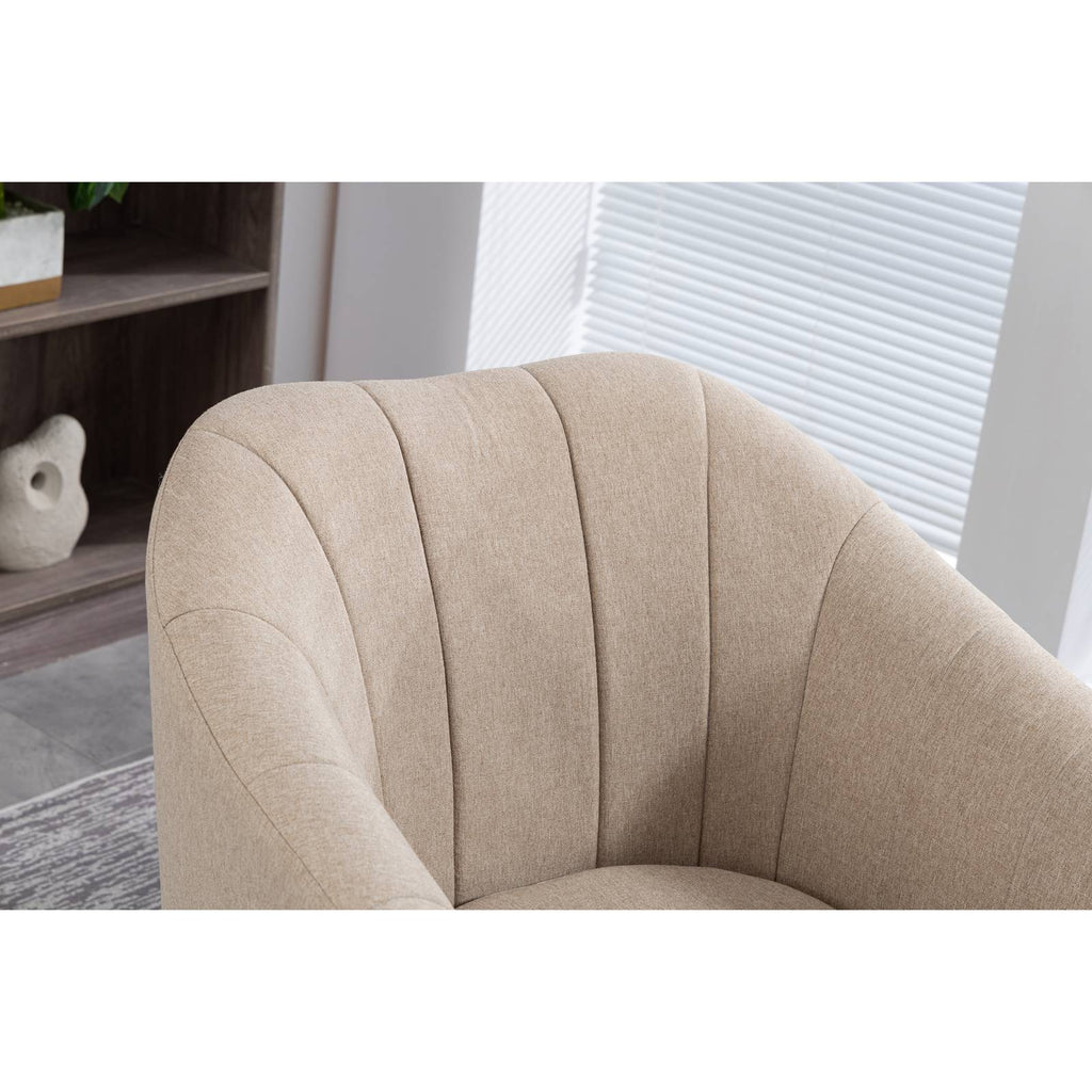 WestWood Modern Tub Chair, Upholstered Arm Chair Comfy Single Sofa