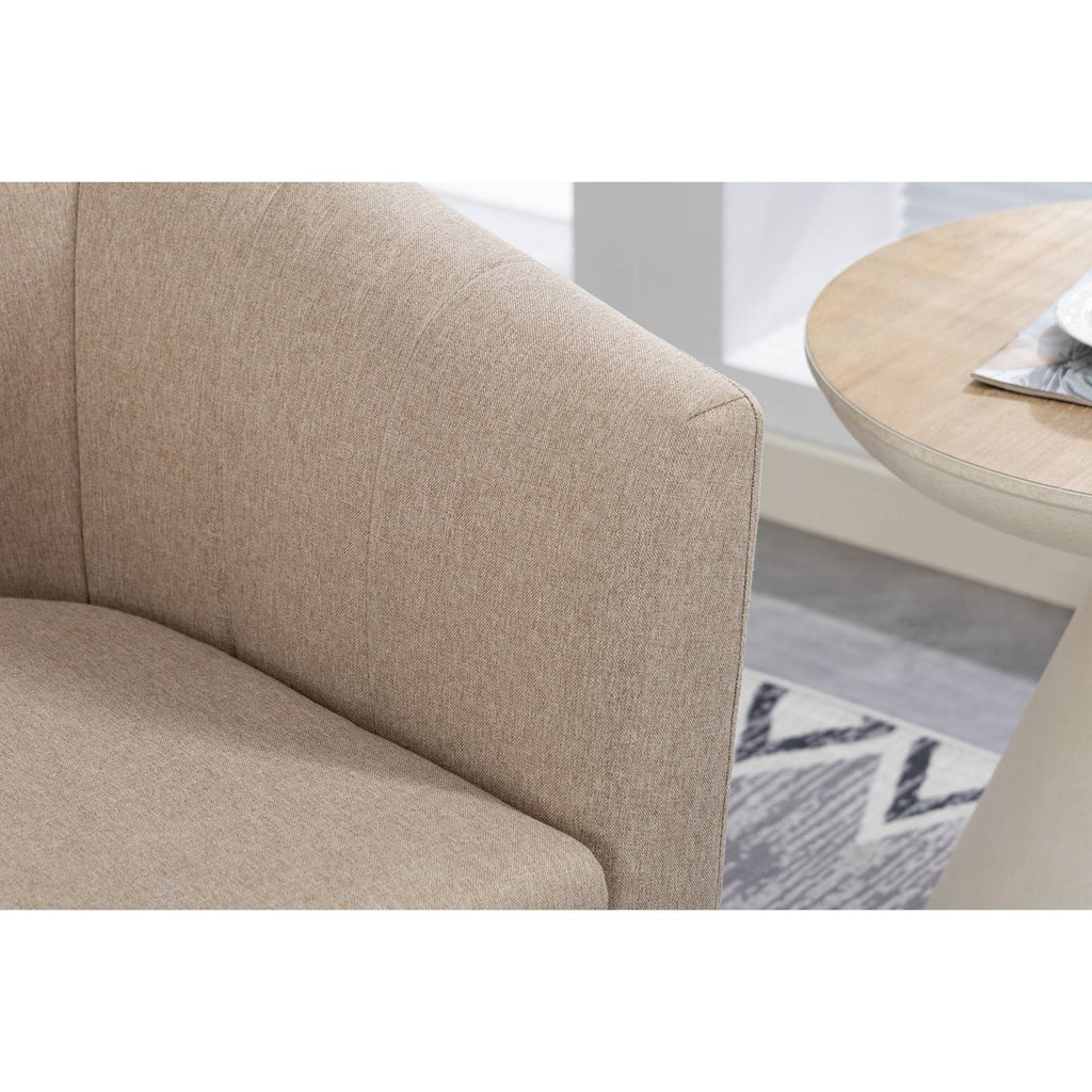 WestWood Modern Tub Chair, Upholstered Arm Chair Comfy Single Sofa
