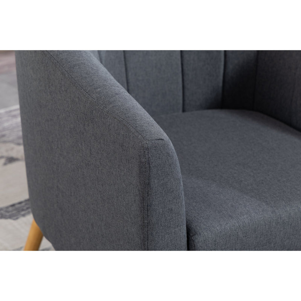 WestWood Modern Tub Chair, Upholstered Arm Chair Comfy Single Sofa