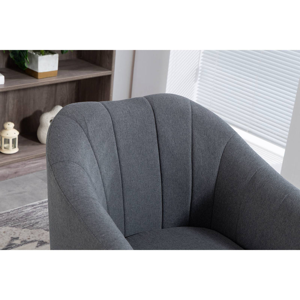 WestWood Modern Tub Chair, Upholstered Arm Chair Comfy Single Sofa